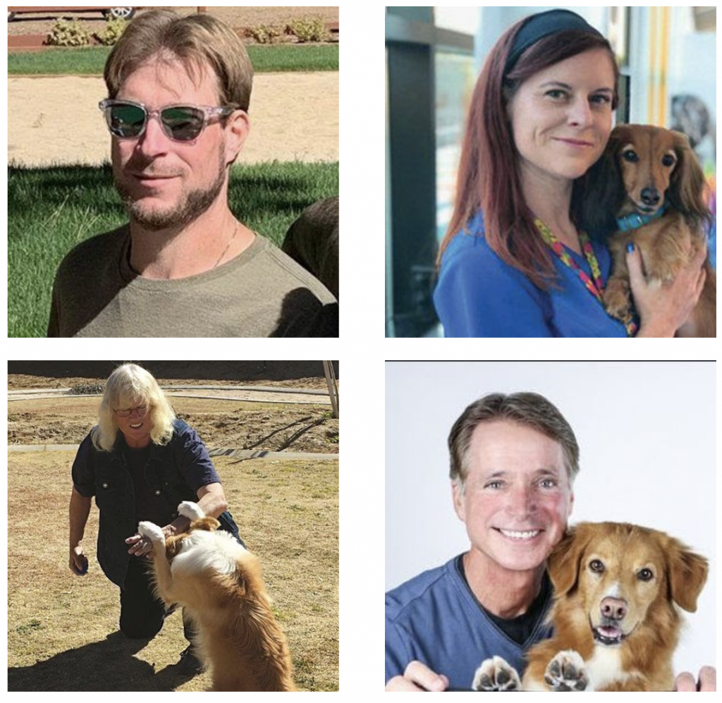 Wild Blue Dogs Camp trainers: Scott Pack, Katie McGuire, Suzanne Leroy, Terry Simons. Photos (plural) by Wild Blue Dogs. 